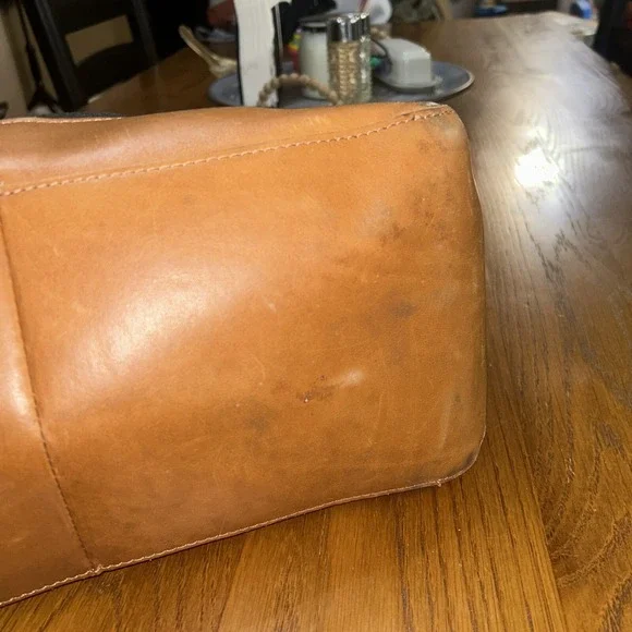 Vintage 90s LL Bean Boat & Tote Bag - Rare HTF Patchwork, Embroidered, Leather - Picture 11 of 15